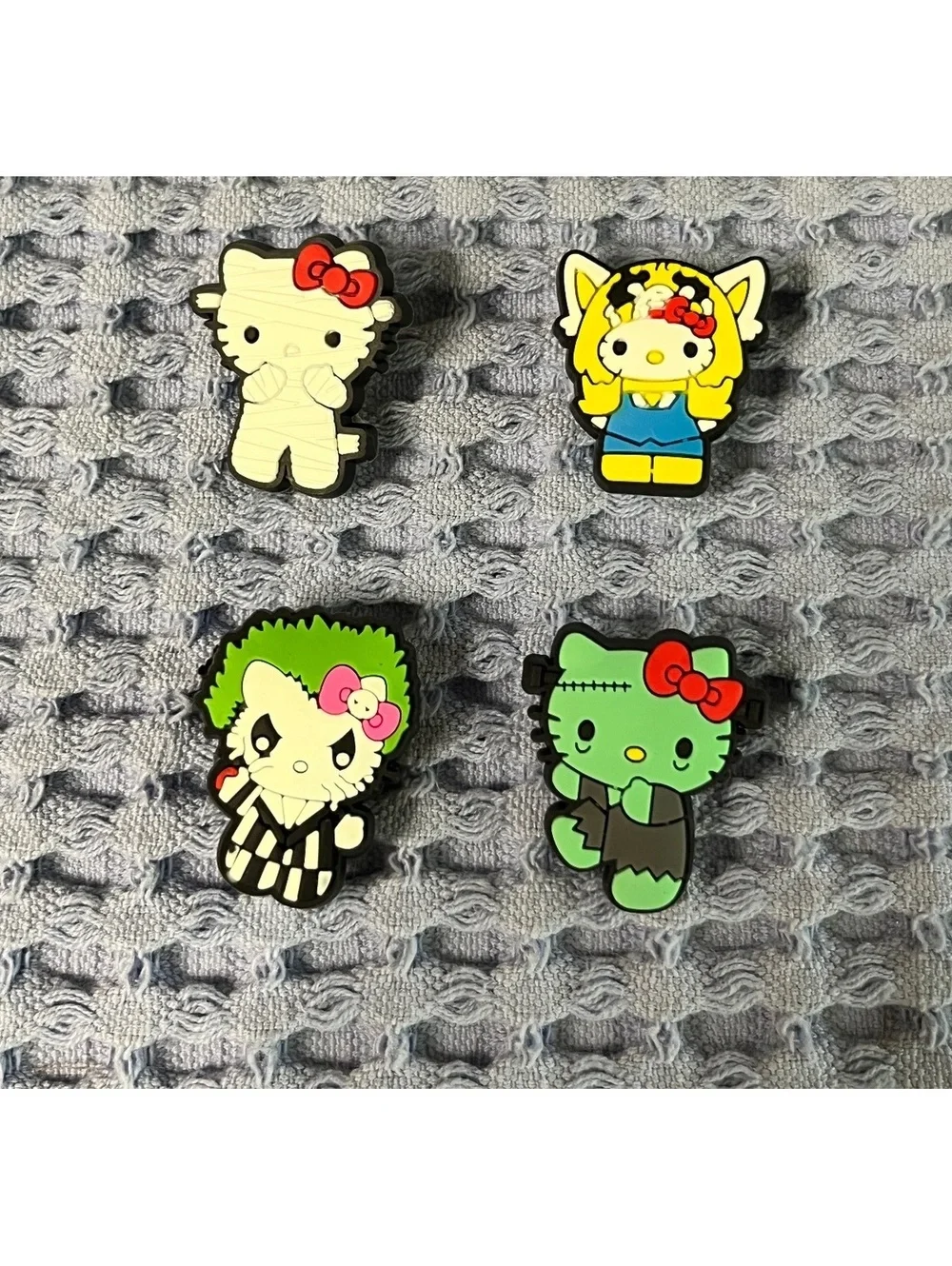 Cute Hello Kitty Shoe Charms Halloween Set of 4